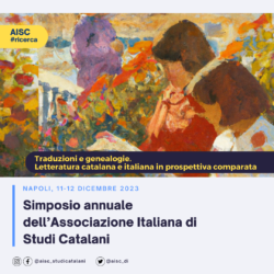 Simposio annuale dell'Associazione Italiana di Studi Catalani