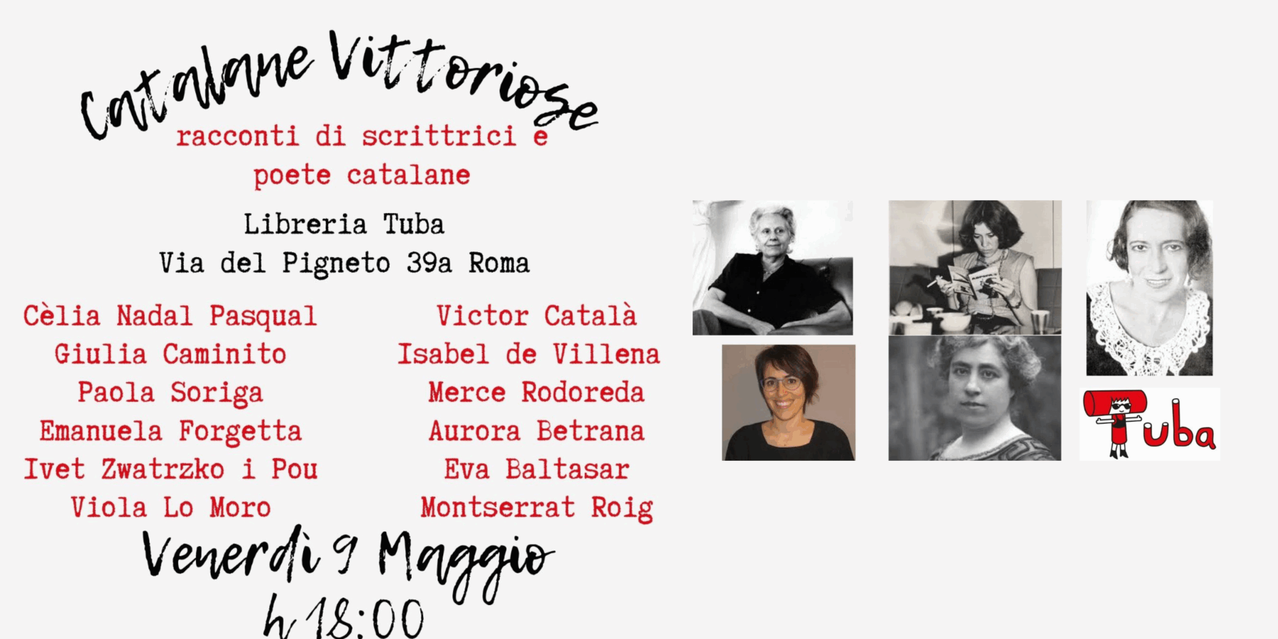 "Catalane Vittoriose" - Omaggio alla Letteratura Catalana, a Roma